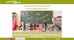 Desktop Screenshot of freieschule-kremstal.at